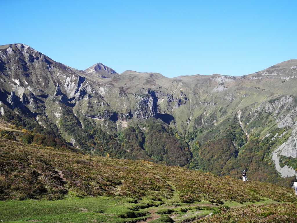Le puy de Sancy vue de la vallée de Chaudefour